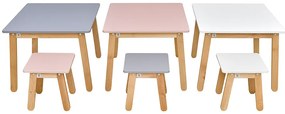 Scaunel pentru copii WOODY GREY gri