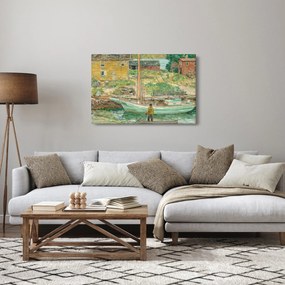 Tablou - Childe Hassam, Oyster Sloop, Cos Cob, reproducere (90x60 cm)