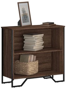 vidaXL Bibliotecă, stejar maro, 80x31x74,5 cm, lemn prelucrat