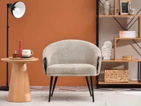 Fotoliu Carma F (bej închis + negru). Promo -19%. 1109977