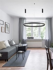 Lustra LED XXL dimabila design circular ELGEMA CCT 120cm
