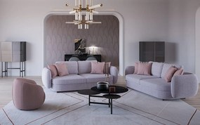 Canapea lemn masiv Calynda, 245 × 73 × 100 cm