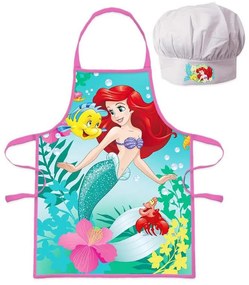 Prințesele Disney Curious Set de șorț pentru copii Ariel, 2 piese