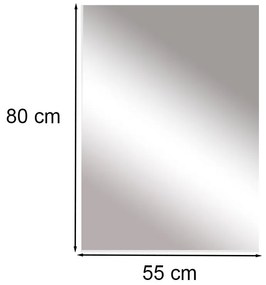 Mobilier complet de baie Nerva Prime 55, stejar Sonoma