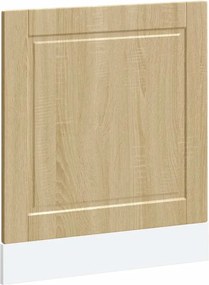 vidaXL Panou pentru mașină de spălat vase Stejar Sonoma Lemn prelucrat