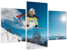 Tablou - Snowboarder (90x60 cm)