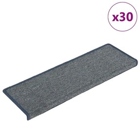 vidaXL Covorașe scară 30 buc 65x21x4 cm violet și albastru