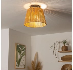 Brilagi - Plafonieră LED CERIA BOHO 1x E27/40W/230V Ø 28 cm maro