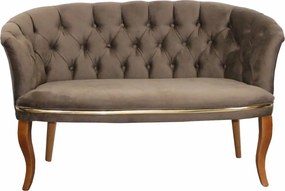 Set canapea Milano Relax Homs textil maro