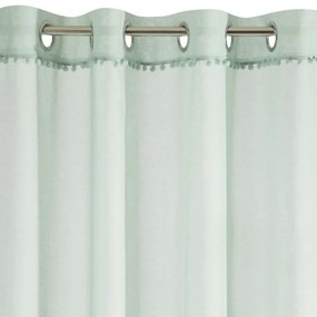 Perdea elegantă culoarea mentol 140 x 250 cm