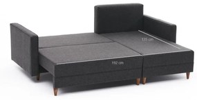 Coltar Extensibil Aydam Right, Antracit