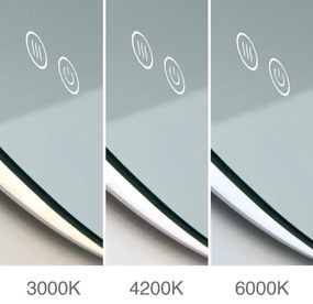 Orion - Oglindă FOCUS cu iluminare LED integrată, 27W, 230V, 3000/4200/6000K, Ø 80 cm, IP44