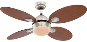 Lustra Ventilator cu palete ventilatie in doua culori Wade 0318 GL