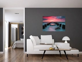 Tablou - Pietre în mare (90x60 cm)