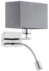 Aplica de perete design elegant BILL I gri