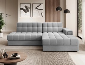 Coltar extensibil cu spatiu oentru depozitare, 240x150x82 cm, Blezalt R, Eltap (Culoare: Verde / Lukso 35)