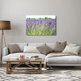 Tablou - Lavandă în câmp (90x60 cm)