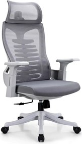 RESIGILAT- Scaun ergonomic Hale-H, spatar Mesh, sezut textil, Gri