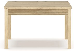 Masă de sufragerie extensibilă 120-160 cm Mindi (Stejar artisan). 1053055