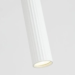 Pendul din aluminiu canelat Anna alb