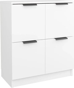 vidaXL Dulap, alb, 60x30x70 cm, lemn prelucrat