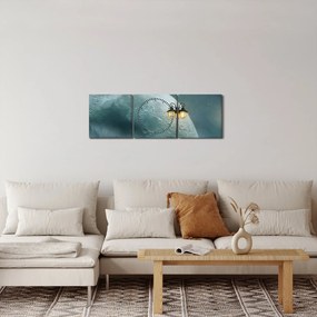 Tablou - Cerul la îndemână (cu ceas) (90x30 cm)