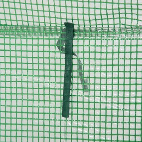 Sera Outsunny cu ușă, seră de iarnă din oțel, seră pentru balcon, grădină, seră de roșii 100x50x150cm, seră de roșii pentru roșii, legume, flori, plante, verde | Aosom Romania