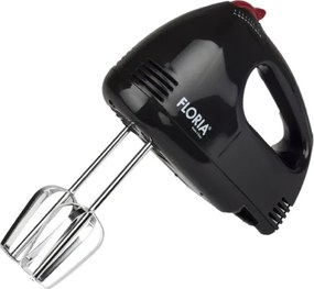 Mixer de mana Floria ZLN7567 Negru, Putere 150 W, 7 viteze, Buton eliberare accesorii