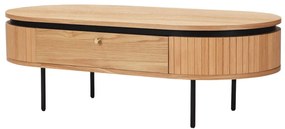 Masuta de cafea cu furnir de stejar ATELIER 120cm