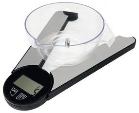 Cantar de bucatarie pliabil Rosberg R51651O, Pana la 5 kg, Baterie inclusa CR2032, LCD display, Inox