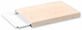 Kesper 57352 Tăietor cu tavă, alb, 38 x 25,5 x 3,5cm