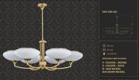 Candelabru 6 brate design clasic realizata manual Decor