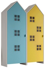 Șifonier de copii galben/albastru deschis 115x171,5 cm CASAMI BRUGES – Vipack