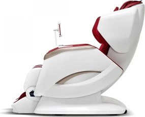ROVO Luxury 4D - Fotoliu de Masaj Premium 4D, Design Space Walking, Brațe de Masaj Extensibile, Senzori Detectare Obstacole, Încălzire Spate și Gambe, Bluetooth, Roșu