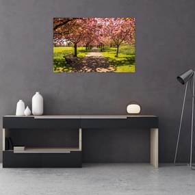 Tablou - livada cu cireși (90x60 cm)