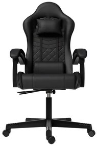 Juskys Scaun de birou HyperSeat - negru