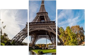 Tablou - Turnul Eiffel colorat (90x60 cm)