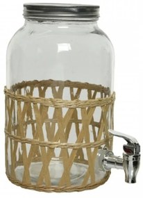 Dispenser pentru bauturi Decoris, 15x25 cm, sticla, transparent