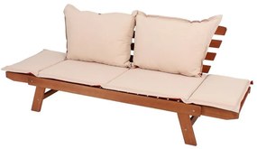 Bancă de grădină din lemn de eucalipt Garden Pleasure Fortuna