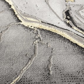 Covor Modern Living , Dormitor Dreptunghiular Marmara T156A Gri Gold (Alege dimensiunea: 200 x 300)