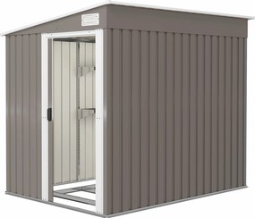 Outsunny Casă din Metal Galvanizat 7 x 5ft, cu Ușă Glisantă | Aosom Romania