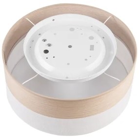 Plafonieră SIRJA WOOD 1xE27/15W/230V d. 35 cm alb/stejar