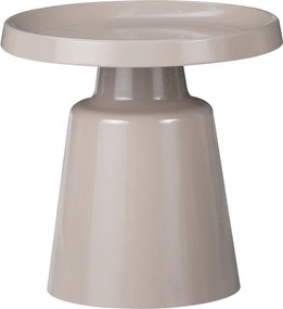 Masuta Cafea Laterala Gonda Metal Finisaj Cappucinno Diametru 50 Cm