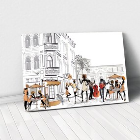 Tablou Canvas - Lifestyle in Paris 40 x 65 cm