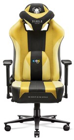 Scaun pentru copii Diablo X-Player 2.0: Dark Sunflower / galben, Kids Size