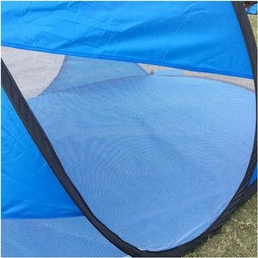 Cort de plajă pliabil cu șorț și protecție UV50+