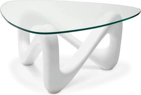 Masuta de cafea design LUX Aventura alb