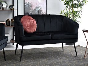 Canapea Etimee S (negru + auriu). Promo -15%. 1111391