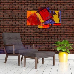 Tablou cu abstracție (90x60 cm)