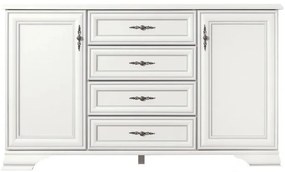 Set dormitor IDENTO 4, format din pat 160x200, dulap, 2 noptiere si comoda